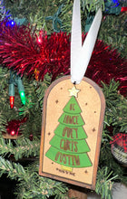 Load image into Gallery viewer, Boyband Christmas Tree Wood Ornament
